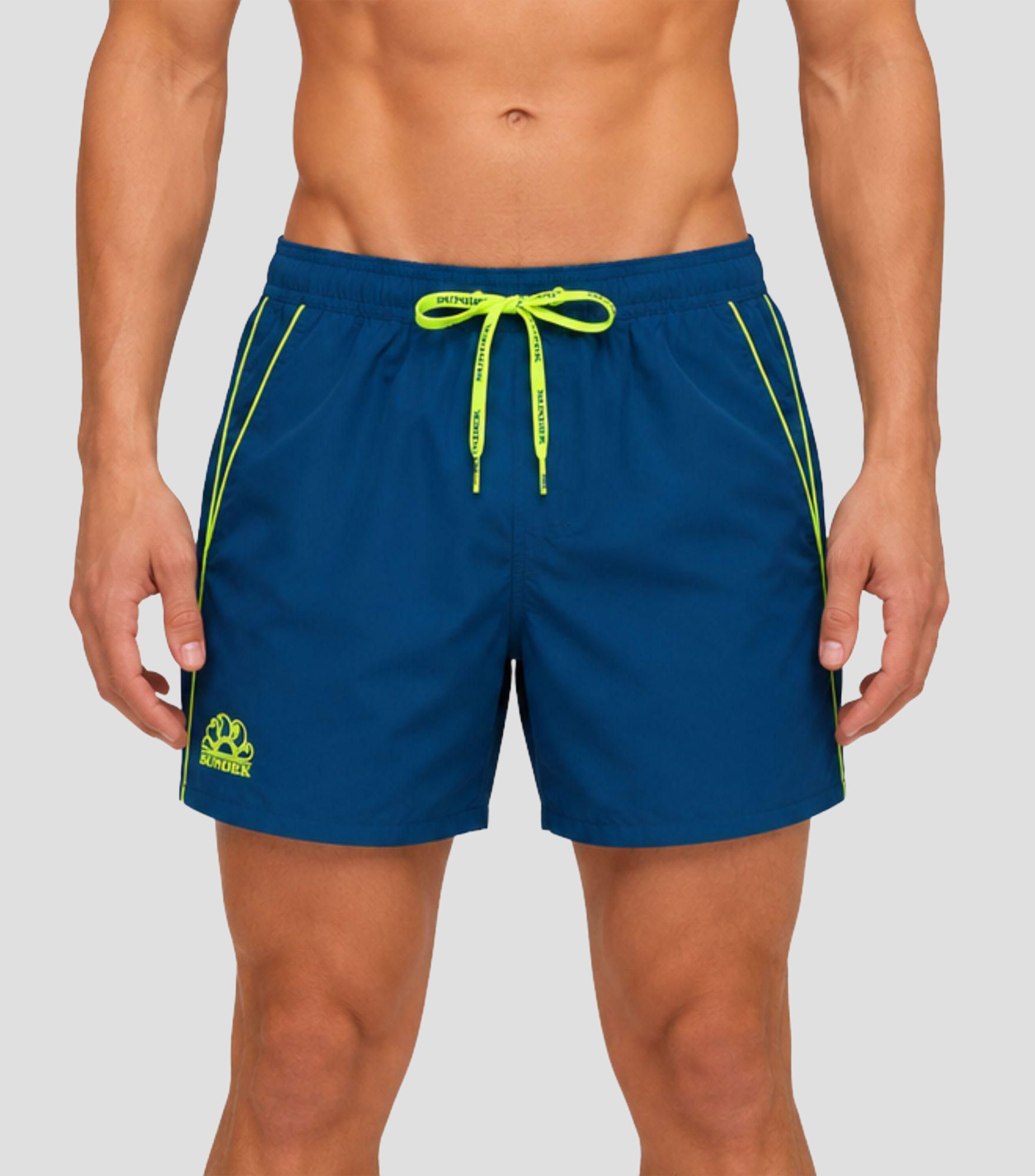 Traje de baño corto Liso Hombre